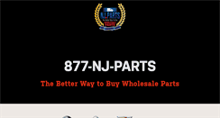 Desktop Screenshot of njparts.com