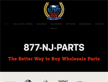 Tablet Screenshot of njparts.com